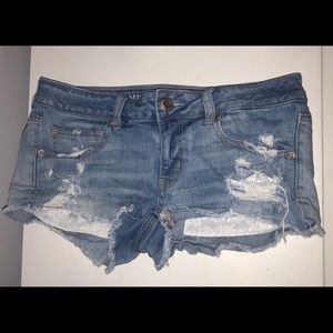 American eagle jean shorts